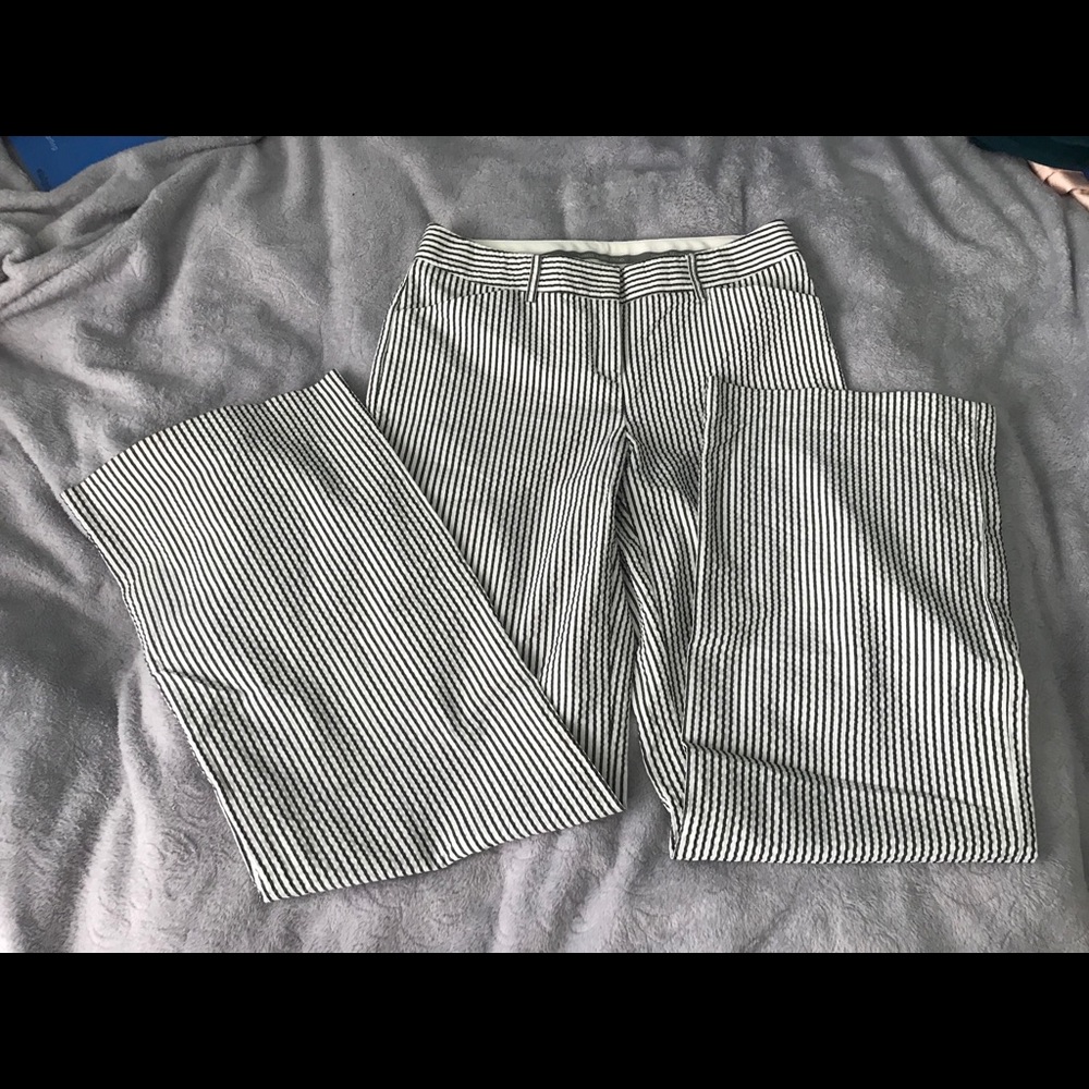 Seersucker pinstripe pants size 2